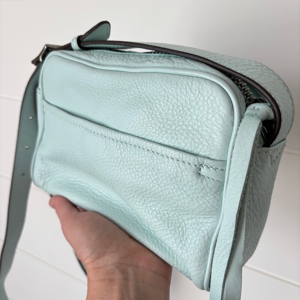Aimee Kestenberg Mint Green Leather Crossbody Bag